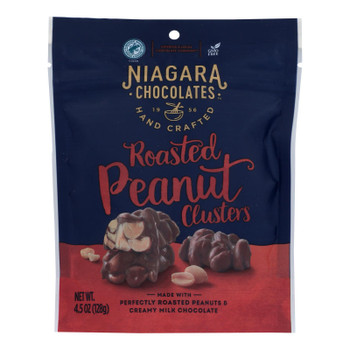 Niagra Chocolates - Chocolate Roasted Peanut Clstr - Case of 6-4.5 OZ