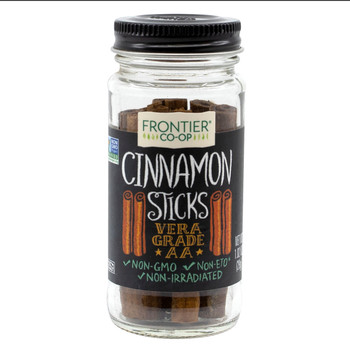 Frontier Natural Products Coop - Cinnamon Sticks - 1 Each -1.02 OZ Frontier Natural Products Coop - Cinnamon Sticks - 1 Each -1.02 OZ