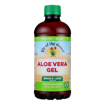 Lily Of The Desert - Aloe Vera Gel Whole Leaf - 1 Each -32 FZ