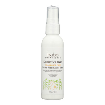 Babo Botanicals - Diaper Cream Spry Sensitive - 1 Each -3 FZ