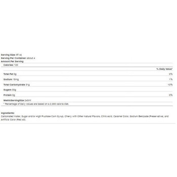 Dr. Brown Soda - Black Cherry - Case of 12 - 33.9 FZ Dr. Brown Soda - Black Cherry - Case of 12 - 33.9 FZ