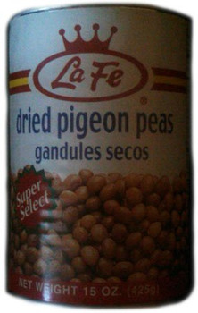 La Fe - Beans Pigeon Dried Peas - Case of 24-15 OZ