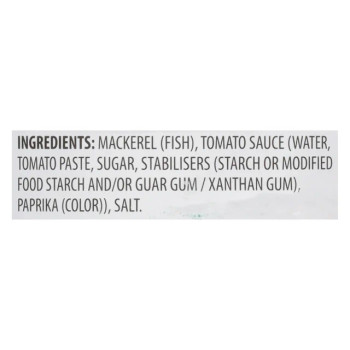 Grace - Mackerel In Tomato Sauce - Case of 24-15 OZ Grace - Mackerel In Tomato Sauce - Case of 24-15 OZ