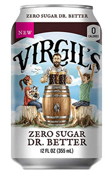 Virgil's - Soda Zero Sugar Dr. Better - Case of 4-6/12 FZ Virgil's - Soda Zero Sugar Dr. Better - Case of 4-6/12 FZ