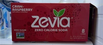 Zevia - Soda Cran Raspberry Zero - Case of 3-8/12 FZ