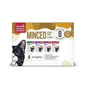 The Honest Kitchen - Cat Food Minced Gravy Variety - Case of 6-8/5.5 OZ