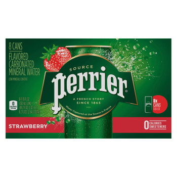 Perrier - Sparkling Mineral Water Strawberry - Case of 3-8/11.15Z