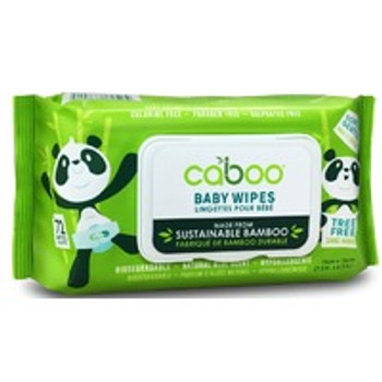 Caboo - Baby Wipes Bamboo 72 Count - Case of 12-1 Count