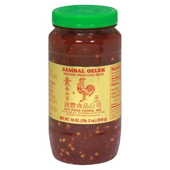 Huy Fong Foods, Inc., Sambal Oelek - Case of 12 - 18 FZ