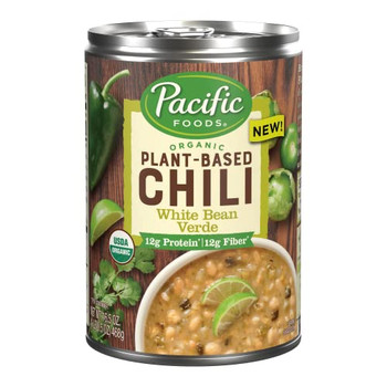 Pacific Foods - Chili White Bean Verde - 16.6 Oz - Pack of 12