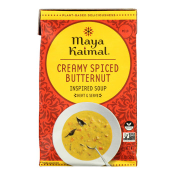 Maya Kaimal - Soup Creamy Spiced Butternut - Case of 12-17.6 FZ Maya Kaimal - Soup Creamy Spiced Butternut - Case of 12-17.6 FZ