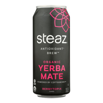 Steaz - Yerba Mate Berrytopia - Case of 12-16 FZ