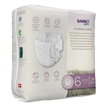 Bambo Nature - Diaper Size 6 - Case of 6-24 CT Bambo Nature - Diaper Size 6 - Case of 6-24 CT
