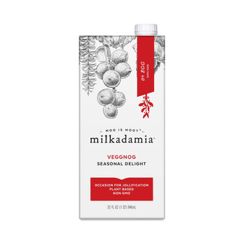 Milkadamia - Macadamia Milk Veggnog - Case of 6-32 FZ Milkadamia - Macadamia Milk Veggnog - Case of 6-32 FZ