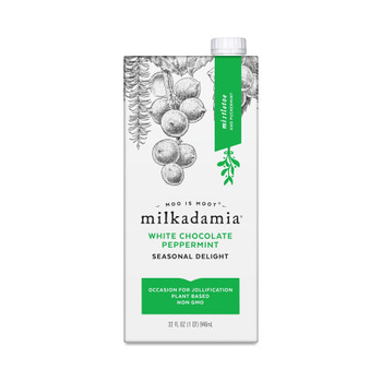 Milkadamia - Macadamia Milk Peppermint White Chocolate - Case of 6-32 FZ Milkadamia - Macadamia Milk Peppermint White Chocolate - Case of 6-32 FZ