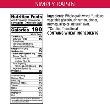 Kashi - Cereal Simply Raisin - Case of 12-15.6 OZ