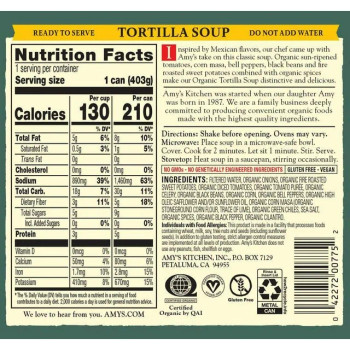 Amy's - Soup Tortilla - Case of 12-14.2 OZ