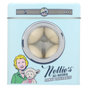 Nellie's - Dryerballs Lamby Wool - Case of 12 - 4 CT Nellie's - Dryerballs Lamby Wool - Case of 12 - 4 CT