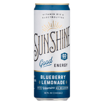 Sunshine Beverages - Soda Blueberry Lemonade - Case of 12-12 FZ