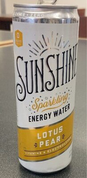 Sunshine Beverages - Sparkling Enrg Water Lotus Pear - Case of 12-12 FZ