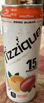 Fizzique - Water Sparkling Protein Mango - Case of 12-12 FZ Fizzique - Water Sparkling Protein Mango - Case of 12-12 FZ