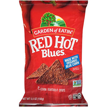 Garden Of Eatin' - Chip Blue Corn Red Hot - Case of 12-5.5 OZ