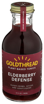 Goldthread - Plant Based Tonic Elderberry Defense - Case of 6-12 FZ