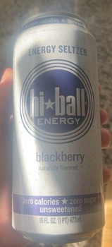 Hi Ball - Energy Water Blackberry - 1 Each-8/16 FZ