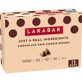 Larabar - Bar Chocolate Chip Cookie Dough - Case of 6-12/1.6 Z Larabar - Bar Chocolate Chip Cookie Dough - Case of 6-12/1.6 Z