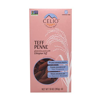 Celio - Pasta Gluten Free Penne With Teff Flour - Case of 12-10 OZ