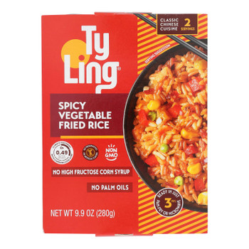 Ty Ling - Rice Fried Spicy Vegetable - Case of 10-9.9 OZ Ty Ling - Rice Fried Spicy Vegetable - Case of 10-9.9 OZ