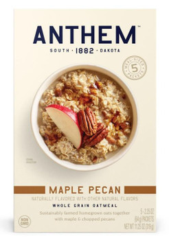 Anthem Oats - Oatmeal Whole Grain Maple Pecan - Case of 6-5/2.25 OZ
