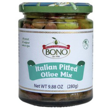 Bono - Olive Mix Italian Pitted - Case of 6-9.88 OZ Bono - Olive Mix Italian Pitted - Case of 6-9.88 OZ