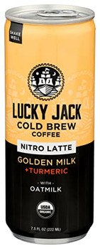 Lucky Jack - Coffee Latte Golden Milk Nitro - Case of 12-7.5 FZ