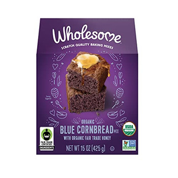 Wholesome - Baking Mix Blue Cornbread - Case of 6-15 OZ Wholesome - Baking Mix Blue Cornbread - Case of 6-15 OZ