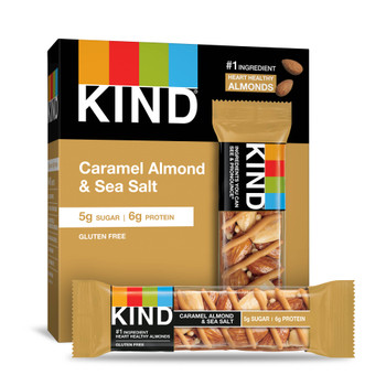 Kind - Bar Caramel Almond Sea Salt - Case of 10-6/1.4 OZ Kind - Bar Caramel Almond Sea Salt - Case of 10-6/1.4 OZ
