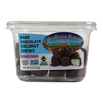 Sunridge Farms - Chews Dark Chocolate Coconut - Case of 12-8 OZ