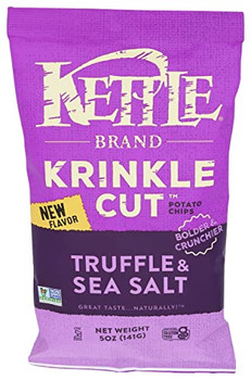 Kettle Brand - Krinkle Truffle Sea Salt Chip - Case of 15-5 OZ