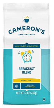 Cameron's Specialty Coffee Premium Breakfast Blend Ground Beans  - Case of 6 - 12 OZ Cameron's Specialty Coffee Premium Breakfast Blend Ground Beans  - Case of 6 - 12 OZ