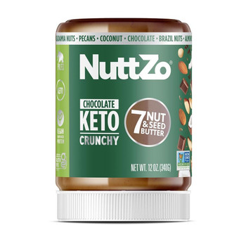 Nuttzo - Spread Chocolate Crunchy Keto Natural - Case of 6-12 OZ Nuttzo - Spread Chocolate Crunchy Keto Natural - Case of 6-12 OZ