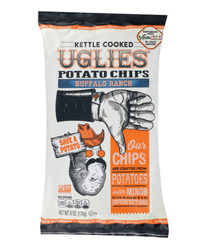 Uglies - Potato Chips Buffalo Ranch - Case of 12-6 OZ Uglies - Potato Chips Buffalo Ranch - Case of 12-6 OZ