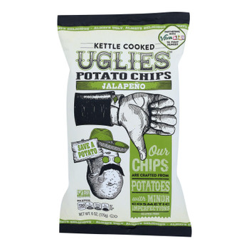 Uglies - Potato Chips Jalapeno - Case of 12 - 6 OZ