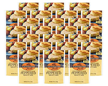 Southeastern Mills Peppered Gravy Mix - Case of 24 - 2.75 OZ