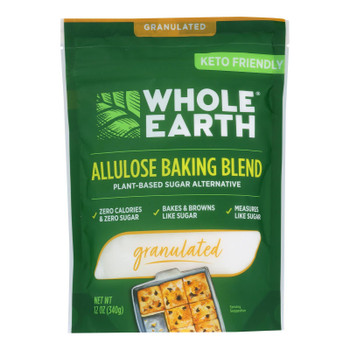 Whole Earth Sweetener Co - Sweetener Allulose Baking Blend - Case of 6-12 OZ