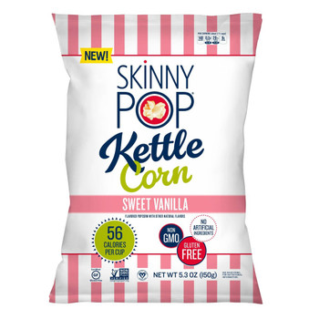 Skinnypop Popcorn - Popcorn Kettle Vanilla - Case of 12-5.3 OZ