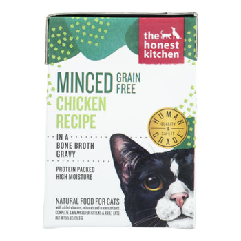 The Honest Kitchen - Cat Food Minced Chicken Gravy - Case of 12-5.5 OZ
