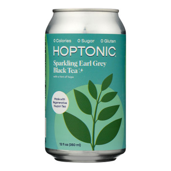 Hoptonic Tea - Sparkling Black Tea Earl Grey - Case of 6-12 FZ