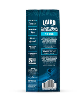 Laird Superfood - Coffee Focus Medium Roast - Case of 6-12 OZ