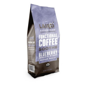 Laird Superfood - Coffee Soothe Blueberry Medium - Case of 6-12 OZ