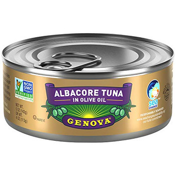 Genova - Albacore Tuna In Olive Oil - Case of 12-5 OZ Genova - Albacore Tuna In Olive Oil - Case of 12-5 OZ